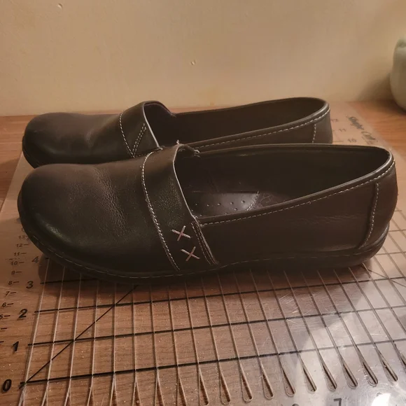 B.o.c. Born Concept Black Comfort Shoes White Stiching Relaxation | Sz 11m - Picture 7 of 9